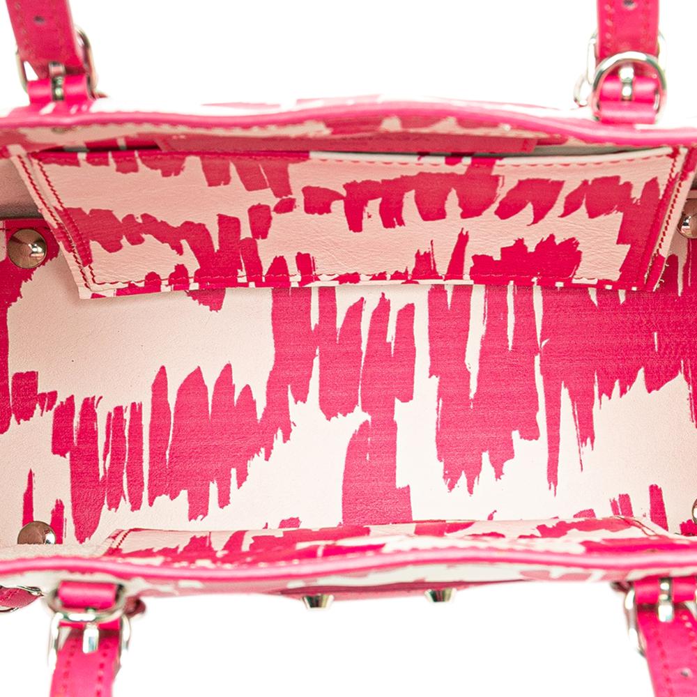 Pink Leather Balenciaga Papier