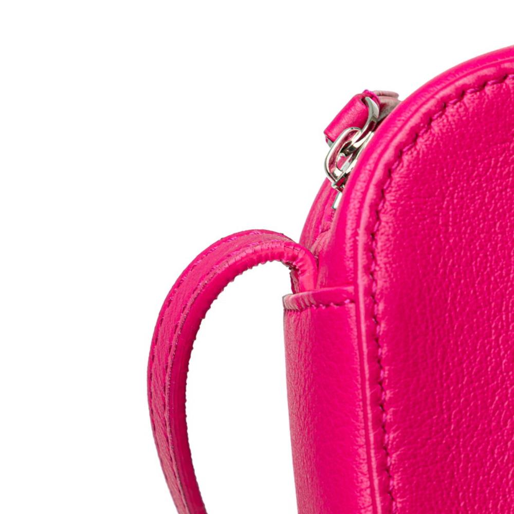 Pink Leather Balenciaga Crossbody Bag