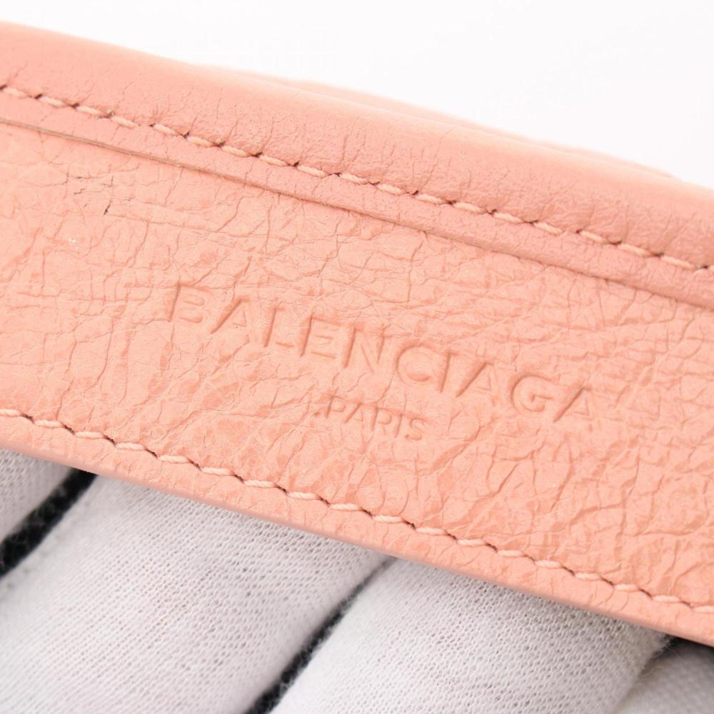 Pink Leather Balenciaga Cabas