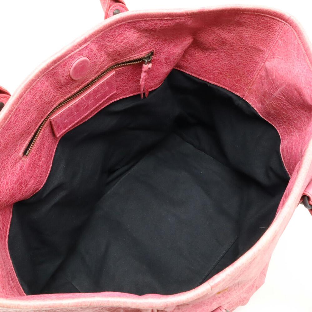 Pink Leather Balenciaga Tote