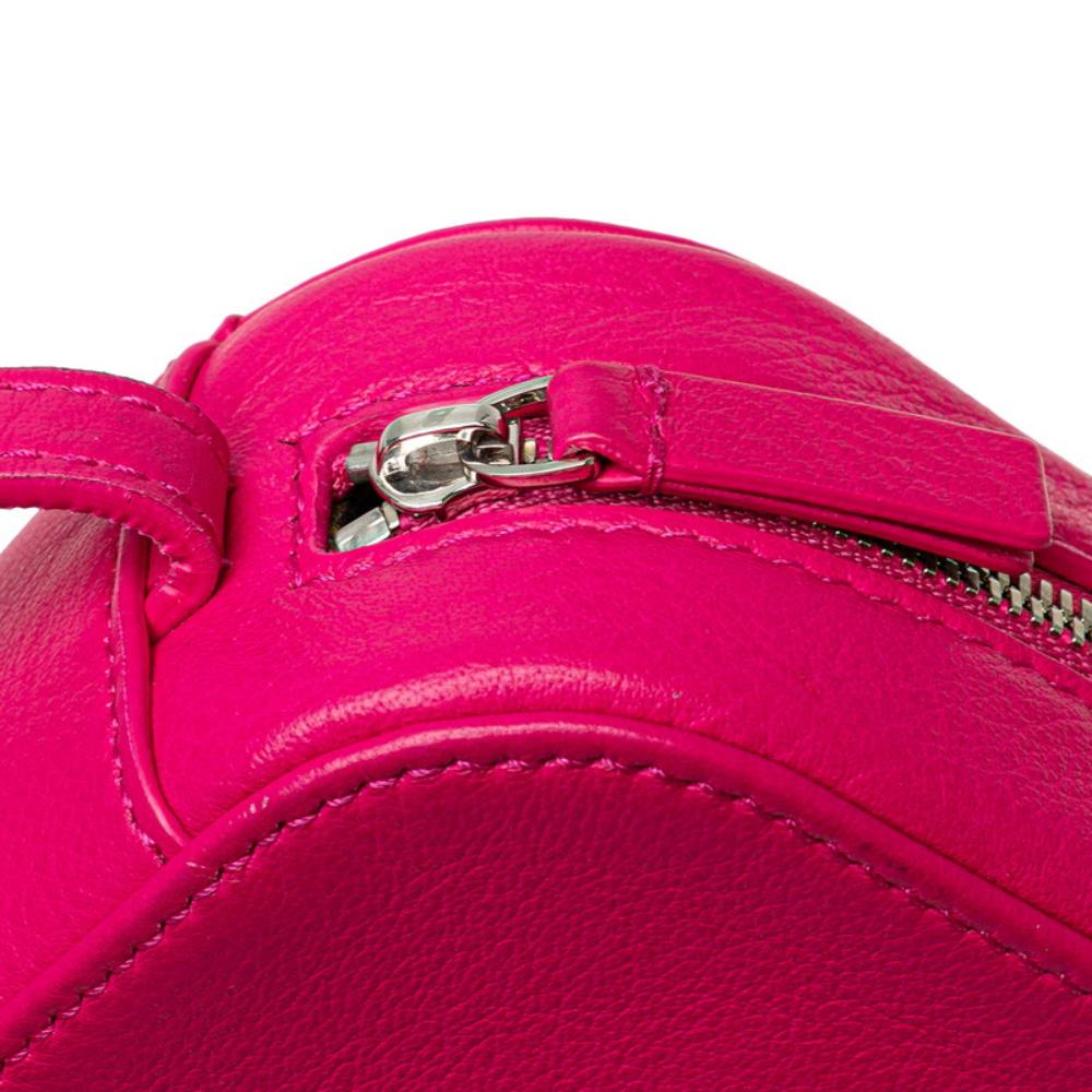 Pink Leather Balenciaga Crossbody Bag
