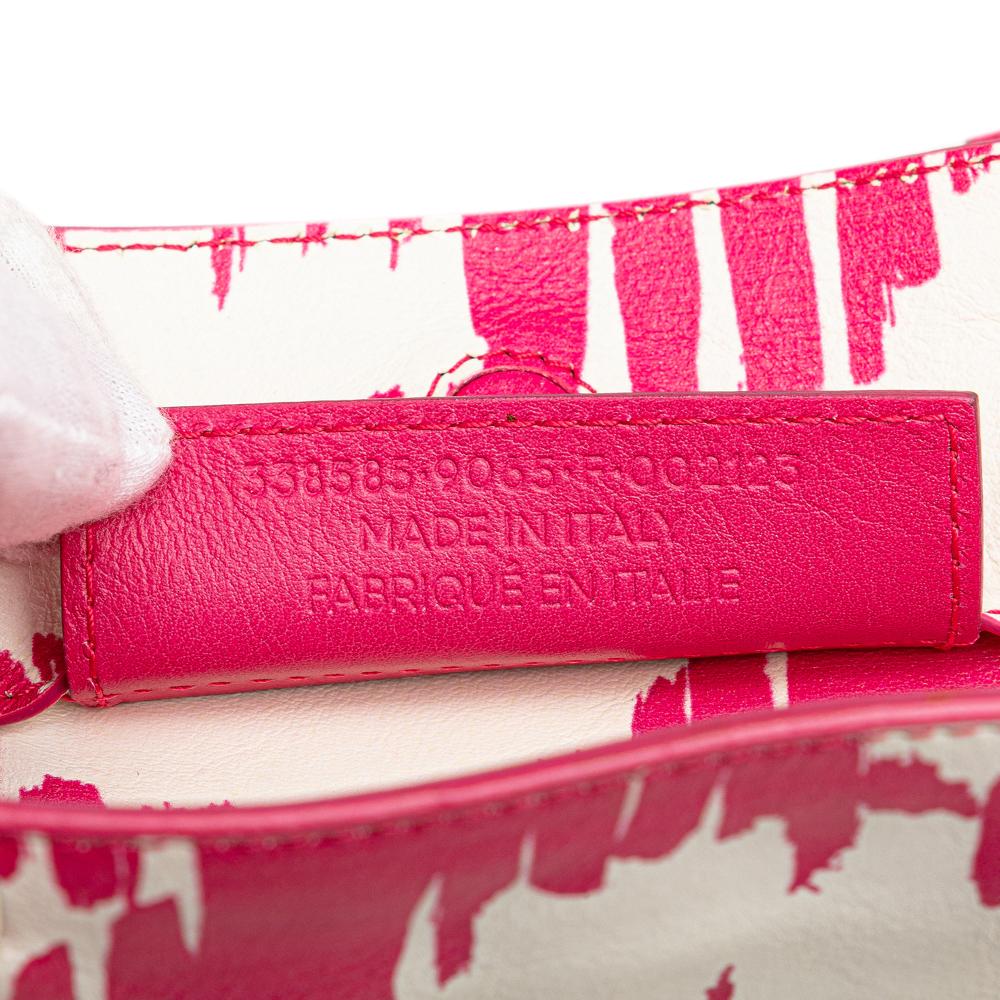 Pink Leather Balenciaga Papier