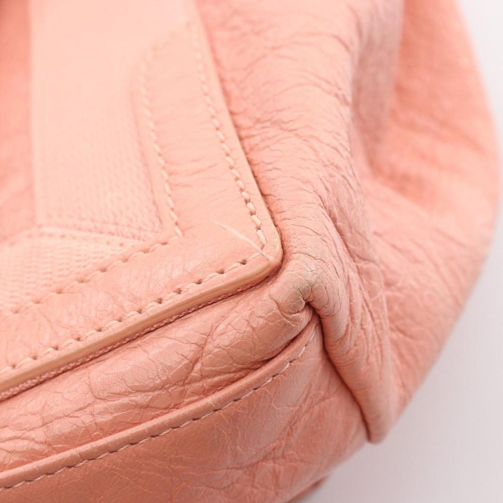 Pink Leather Balenciaga Cabas