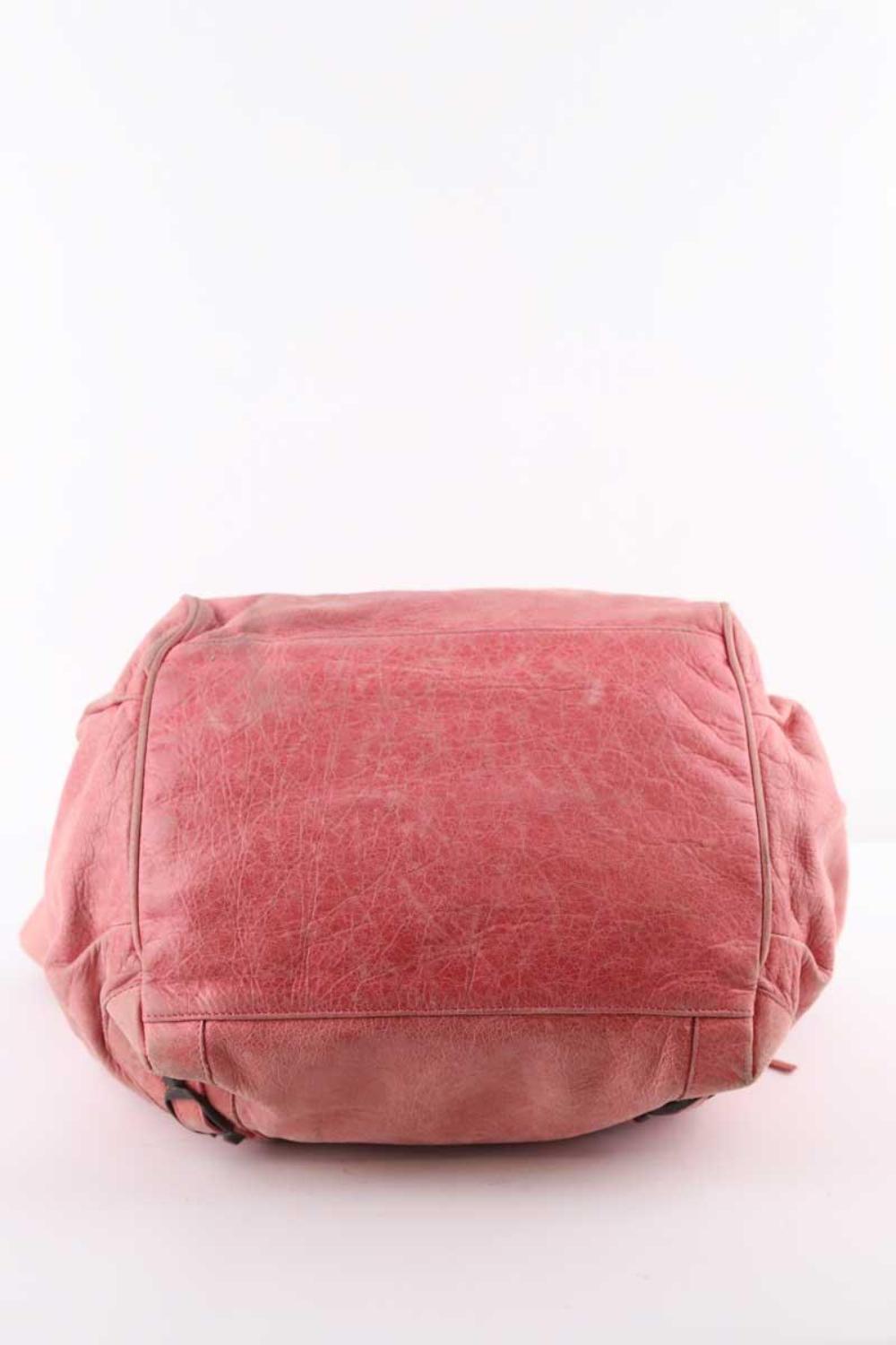 Pink Leather Balenciaga Handbag