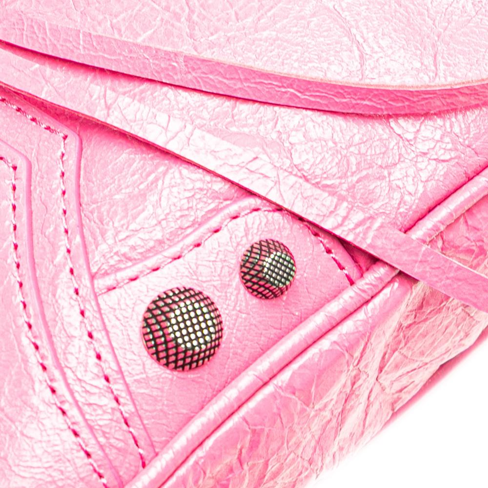 Pink Leather Balenciaga Handbag