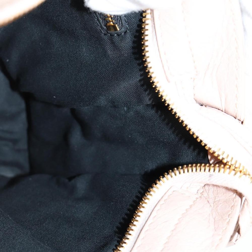 Pink Leather Balenciaga City