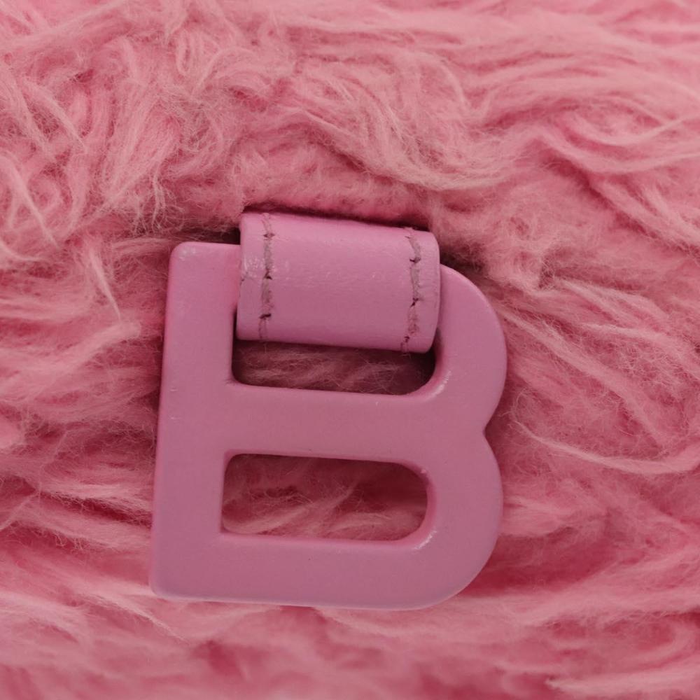 Pink Wool Balenciaga Handbag