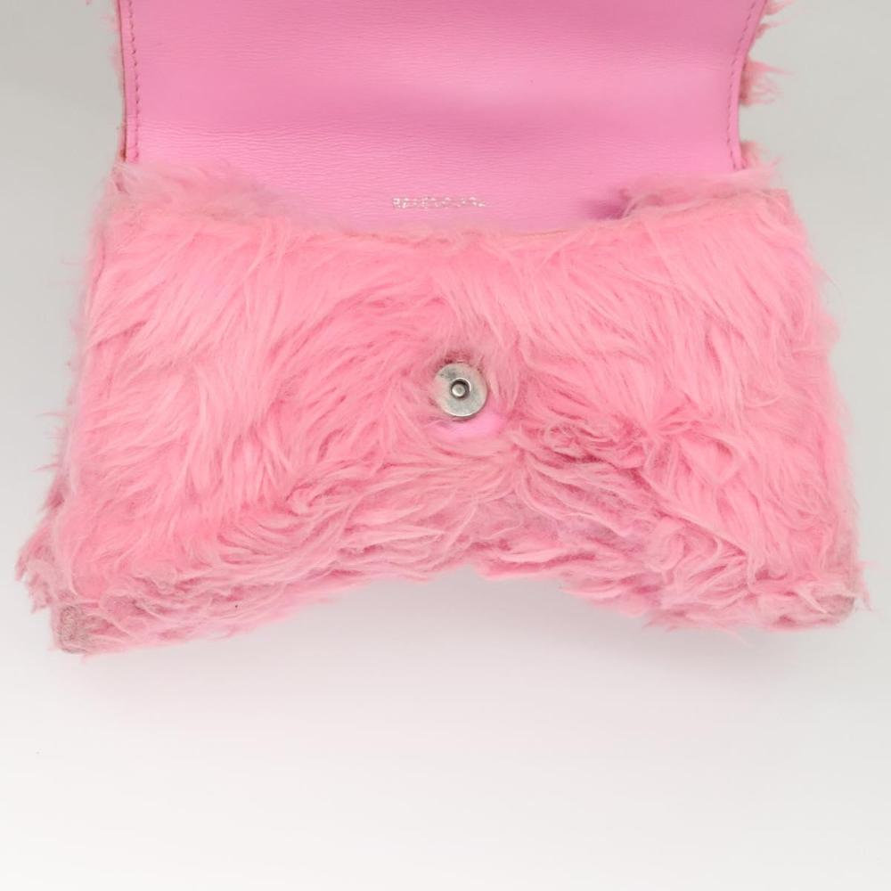 Pink Wool Balenciaga Handbag
