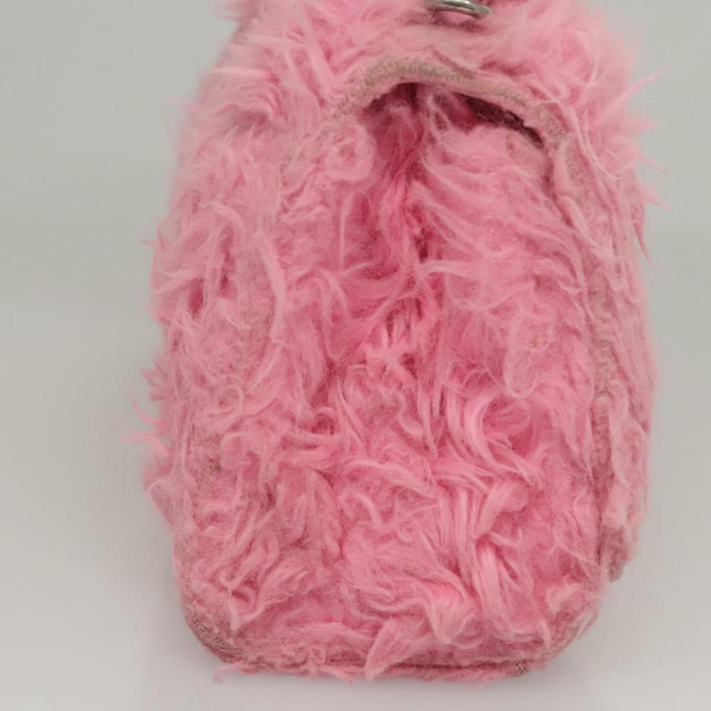 Pink Wool Balenciaga Handbag