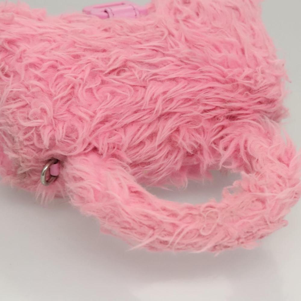 Pink Wool Balenciaga Handbag