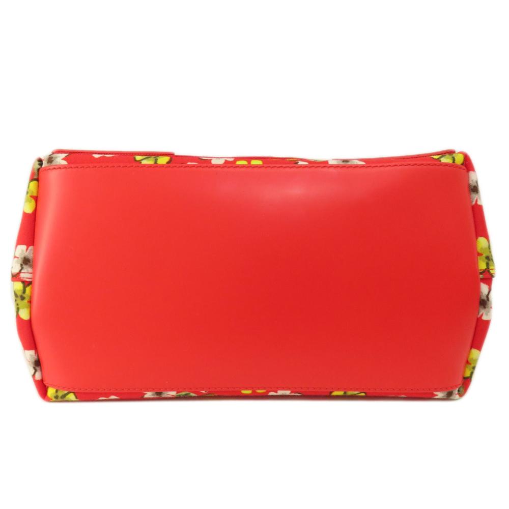 Red Fabric Balenciaga Cabas