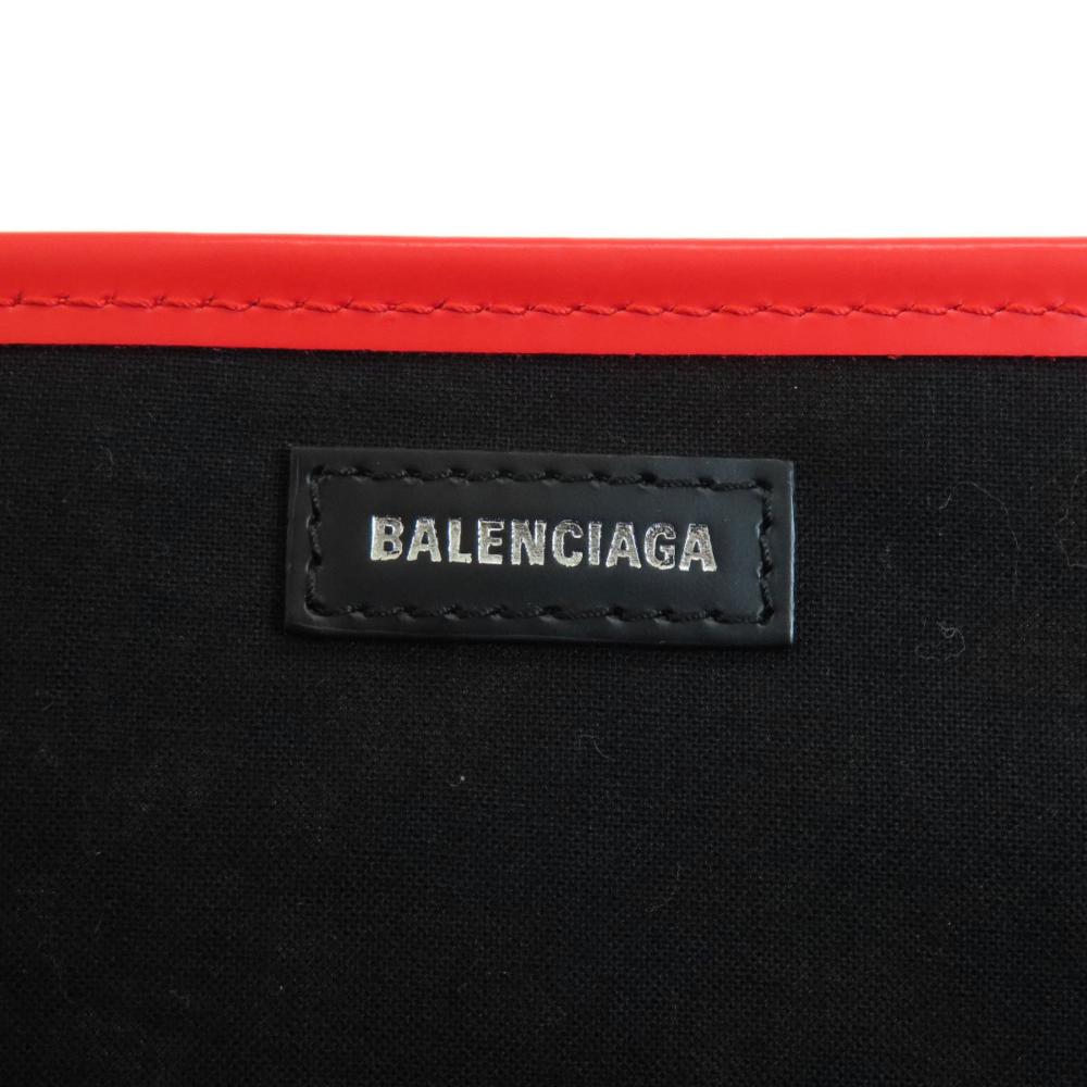 Red Fabric Balenciaga Cabas
