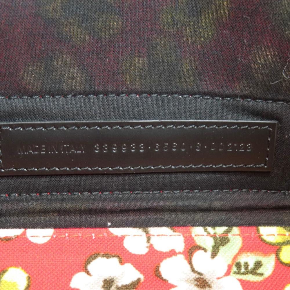 Red Fabric Balenciaga Cabas
