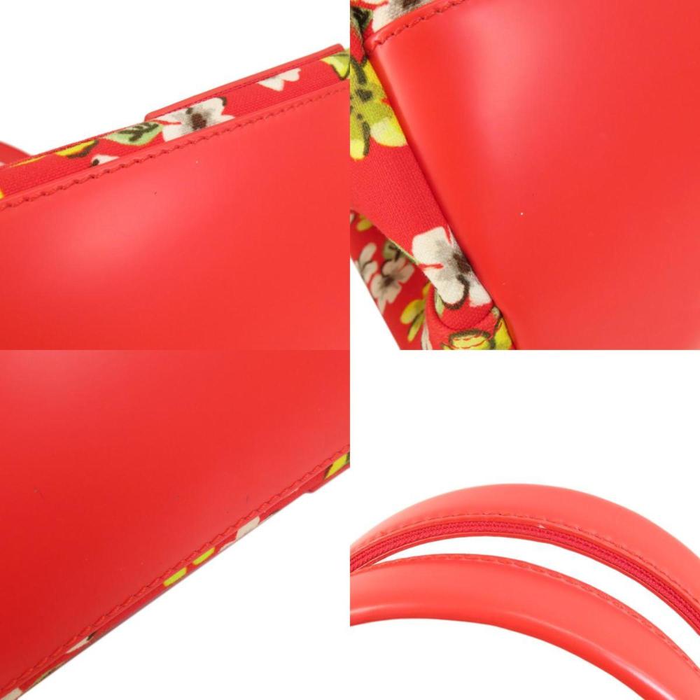 Red Fabric Balenciaga Cabas