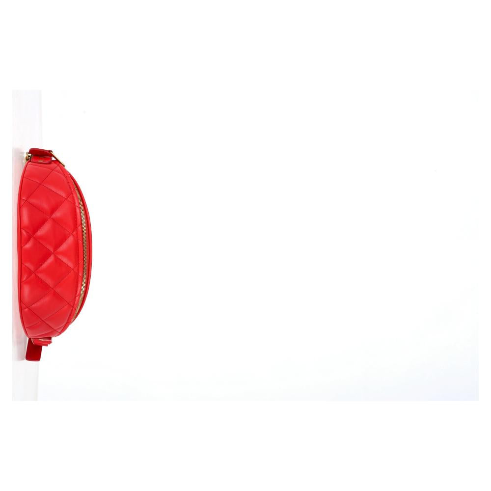 Red Leather Balenciaga Belt Bag