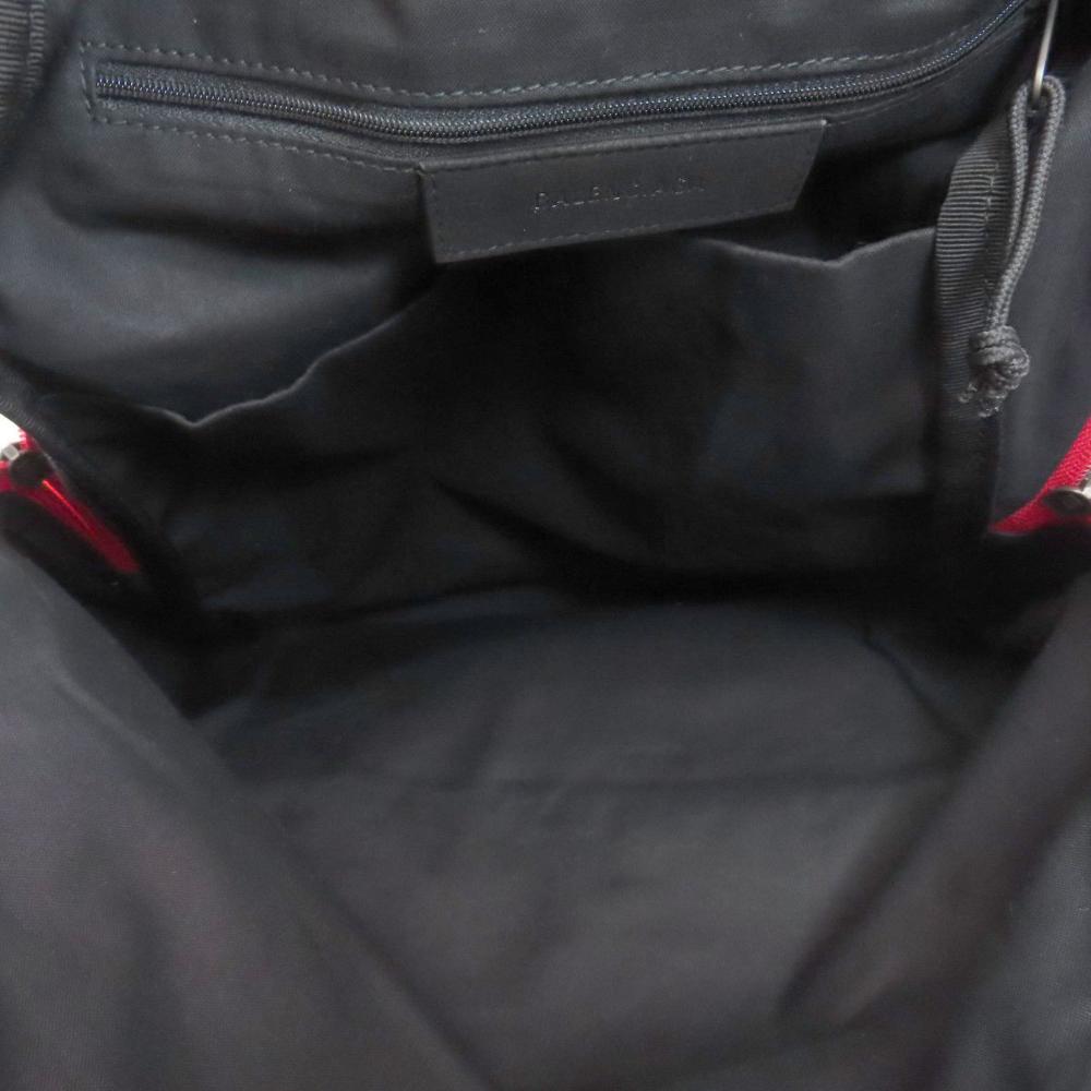 Red Nylon Balenciaga Backpack