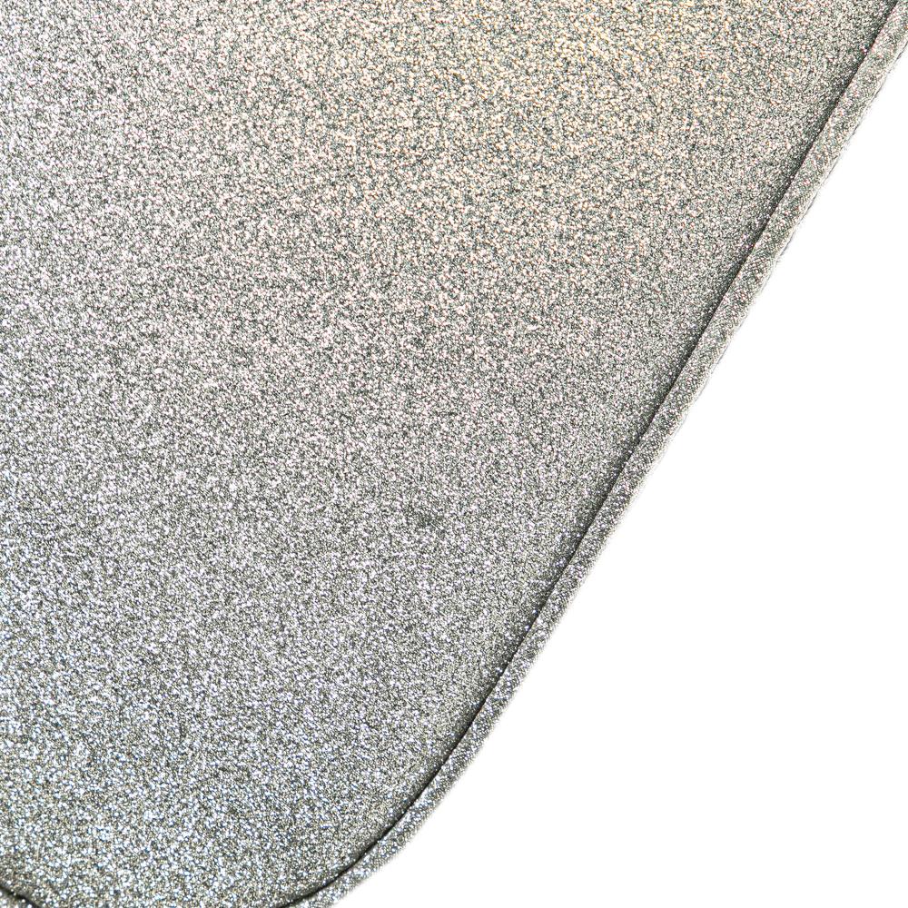 Silver Leather Balenciaga Clutch