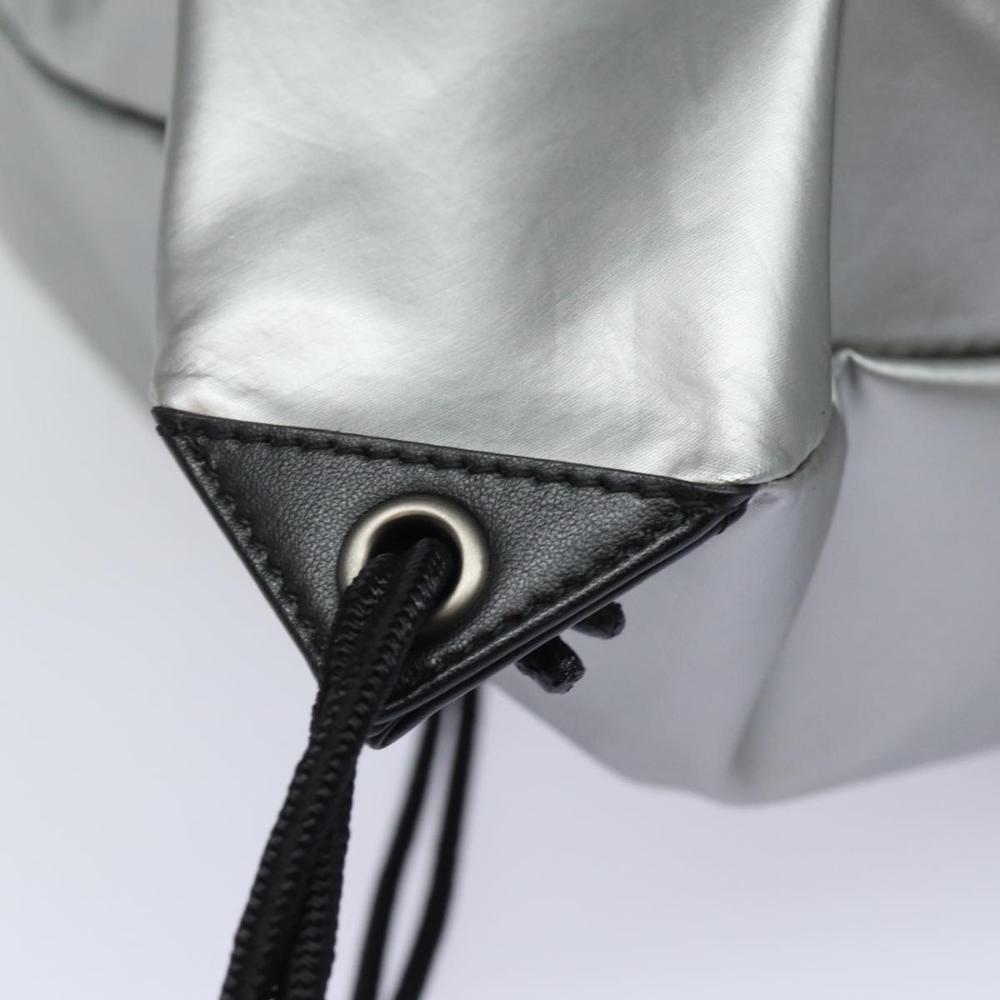Silver Nylon Balenciaga Backpack