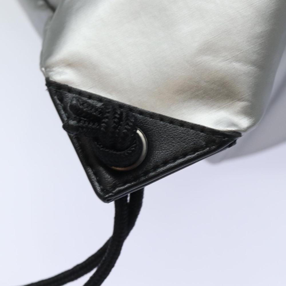 Silver Nylon Balenciaga Backpack
