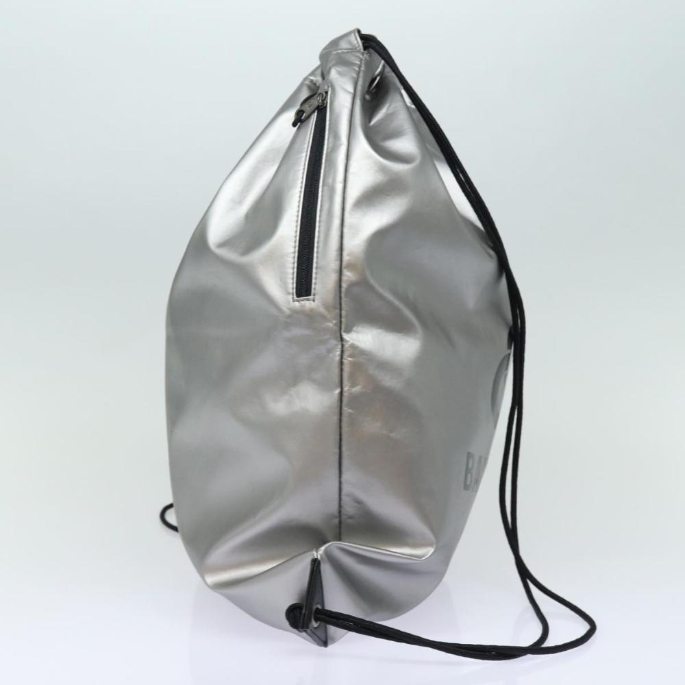Silver Nylon Balenciaga Backpack