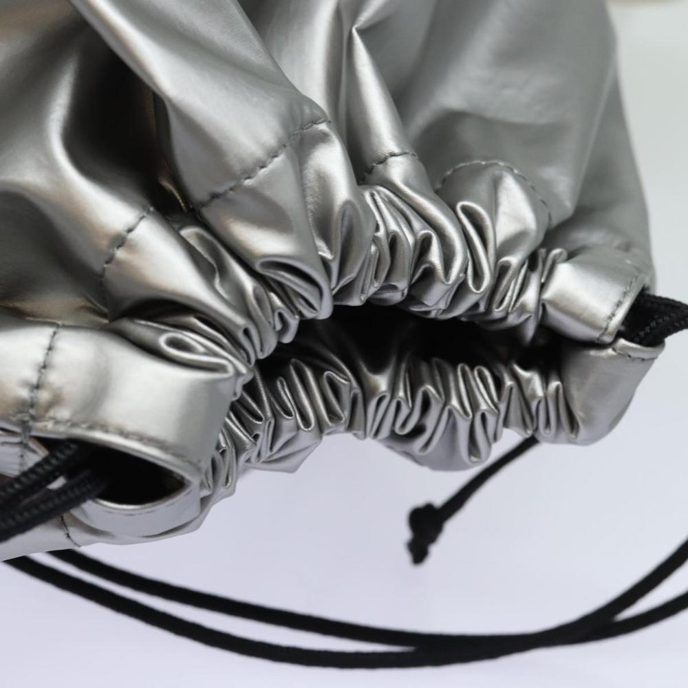 Silver Nylon Balenciaga Backpack