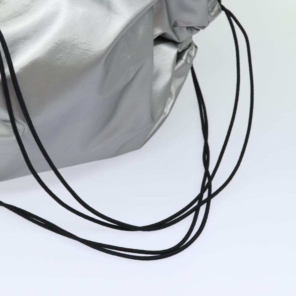 Silver Nylon Balenciaga Backpack