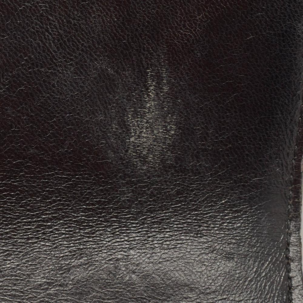 Silver Suede Balenciaga Hourglass