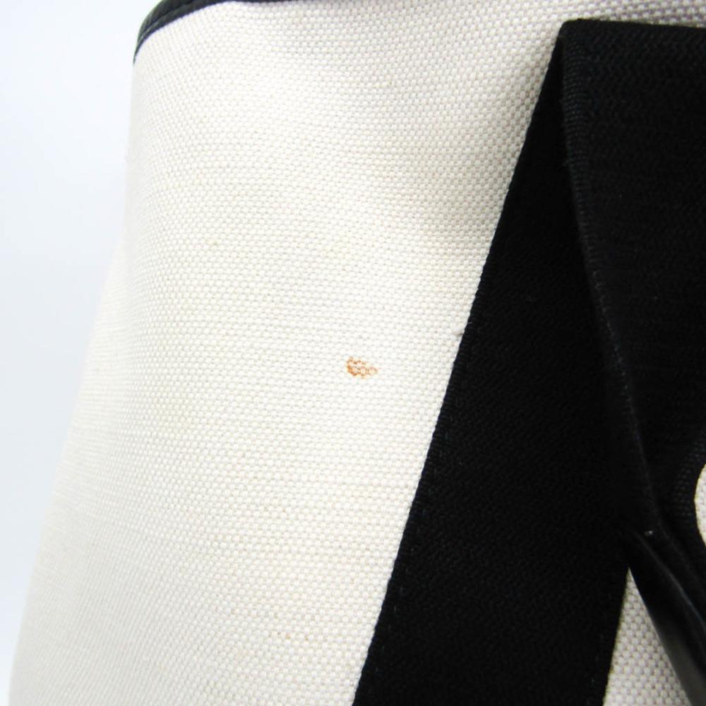 White Canvas Balenciaga Cabas