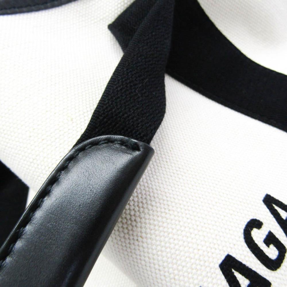 White Canvas Balenciaga Cabas