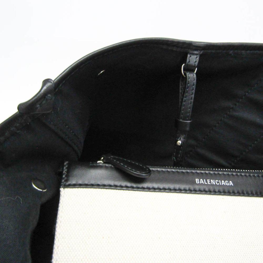 White Canvas Balenciaga Cabas