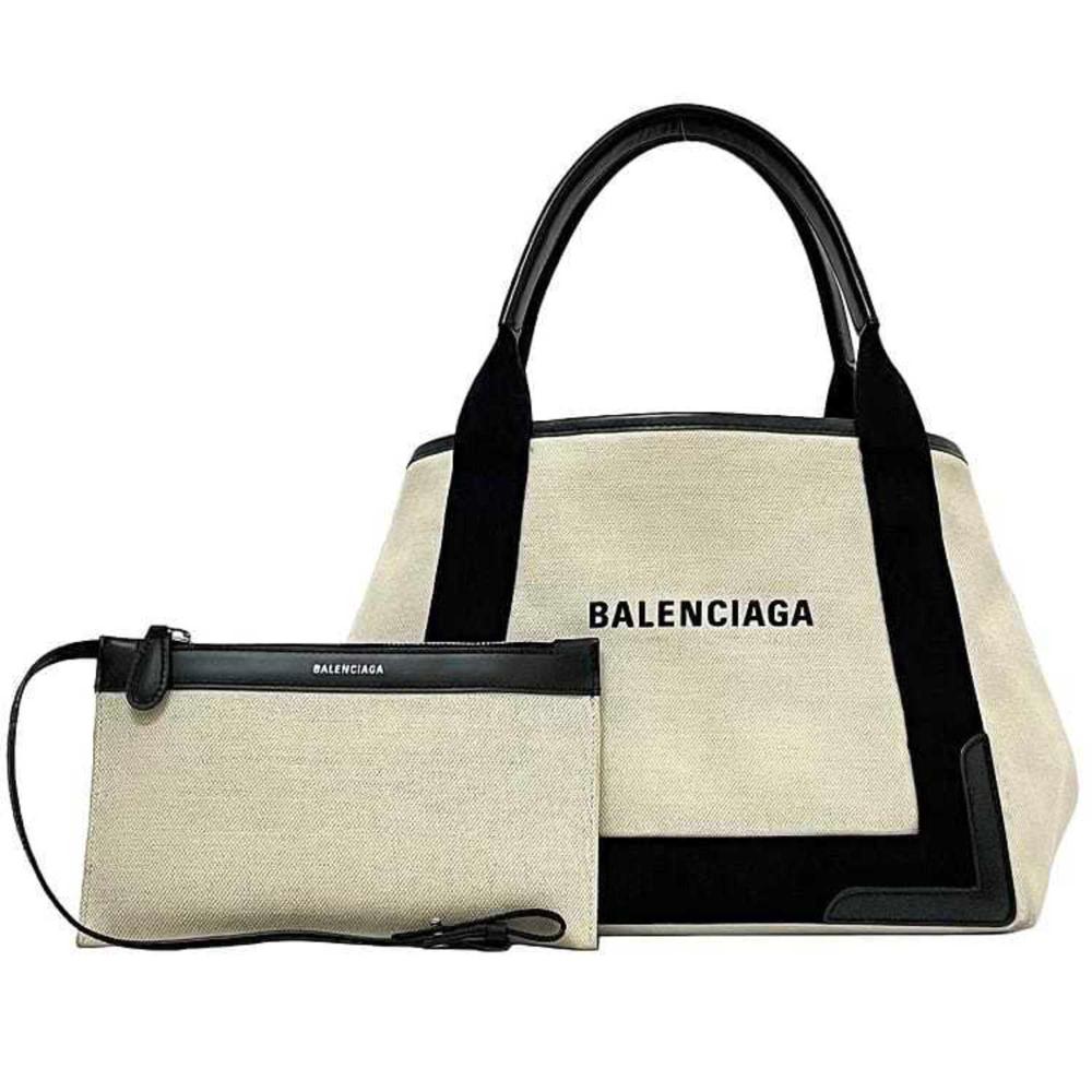 White Canvas Balenciaga Cabas