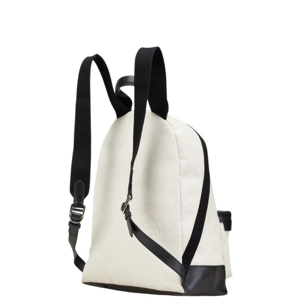 White Canvas Balenciaga Backpack