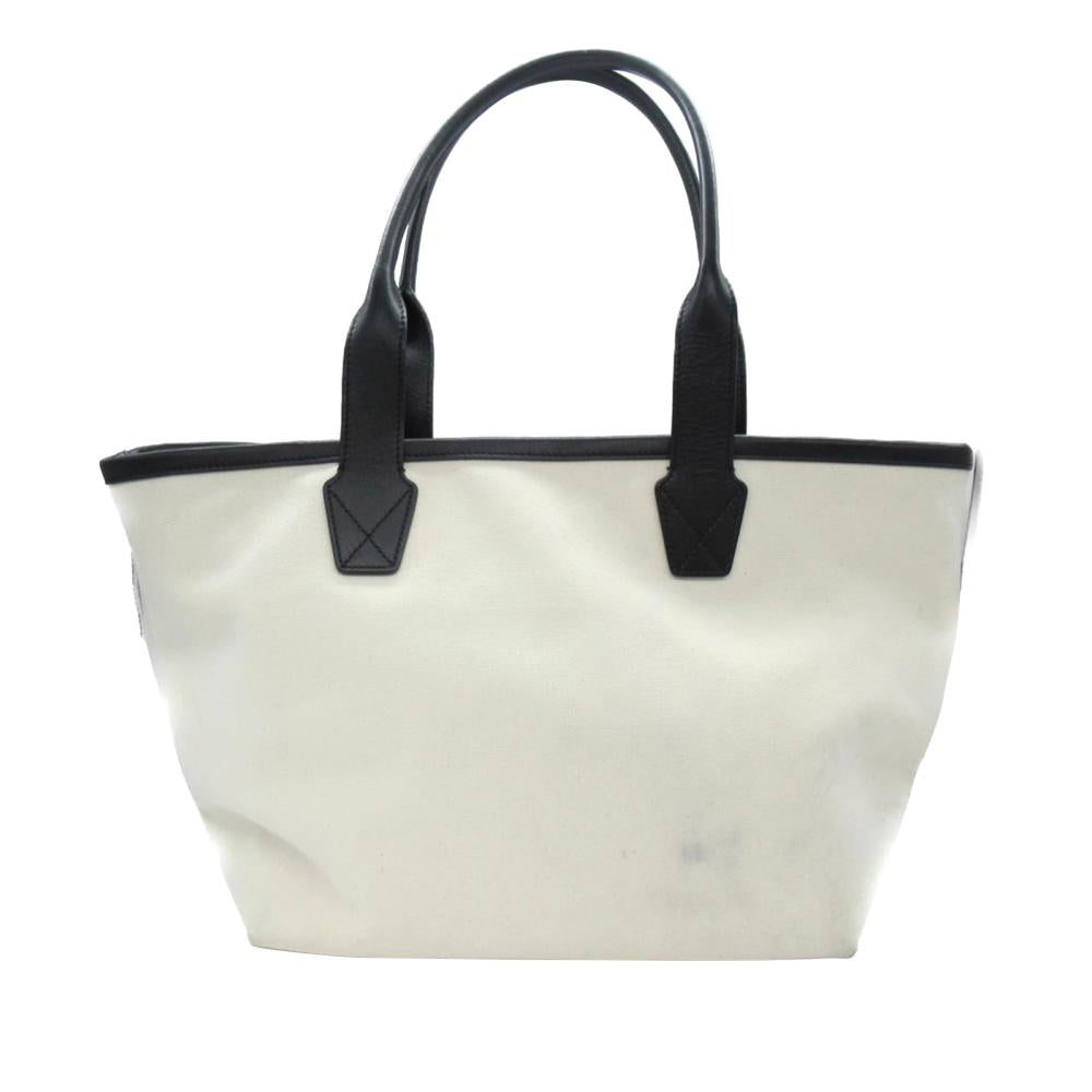 White Canvas Balenciaga Tote