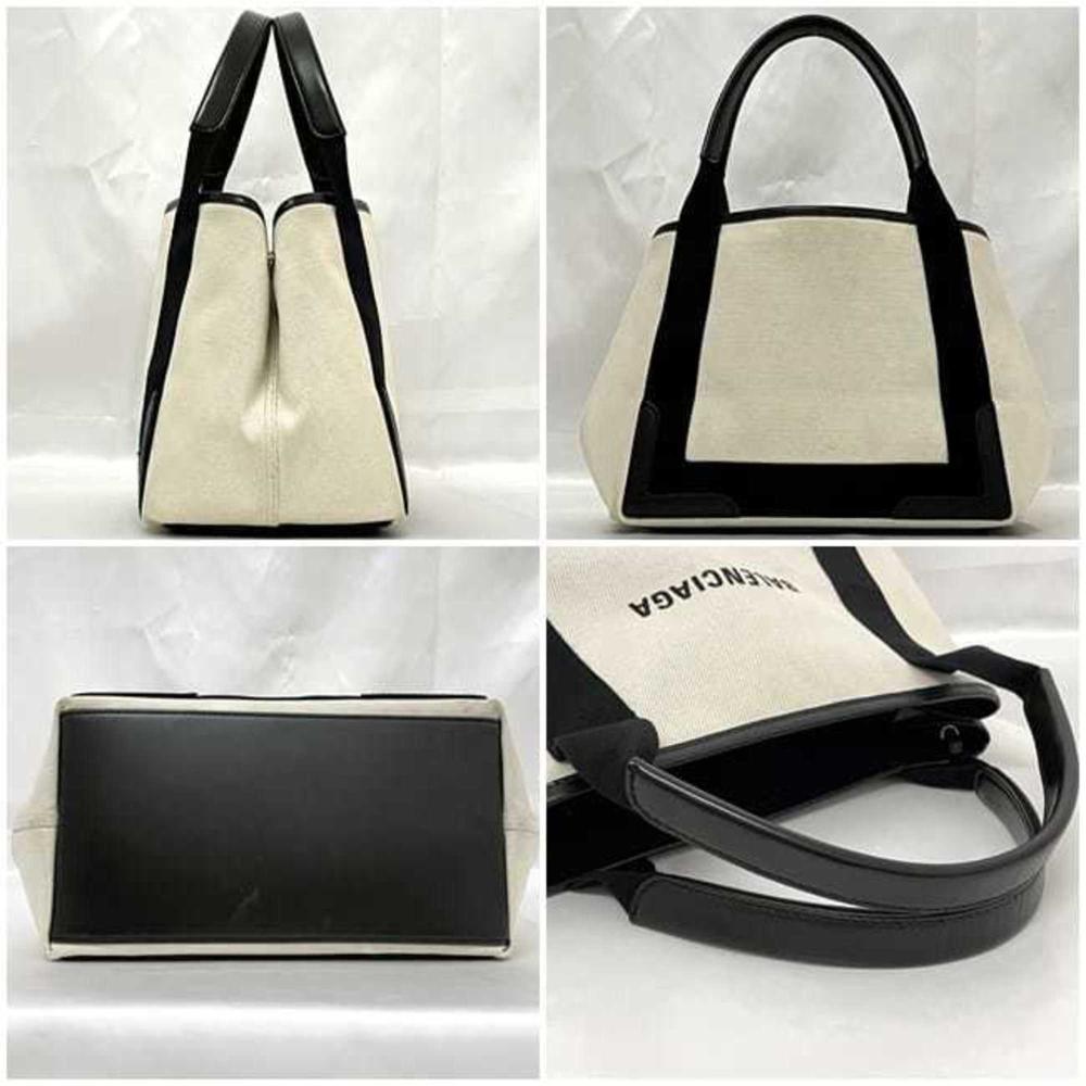 White Canvas Balenciaga Cabas