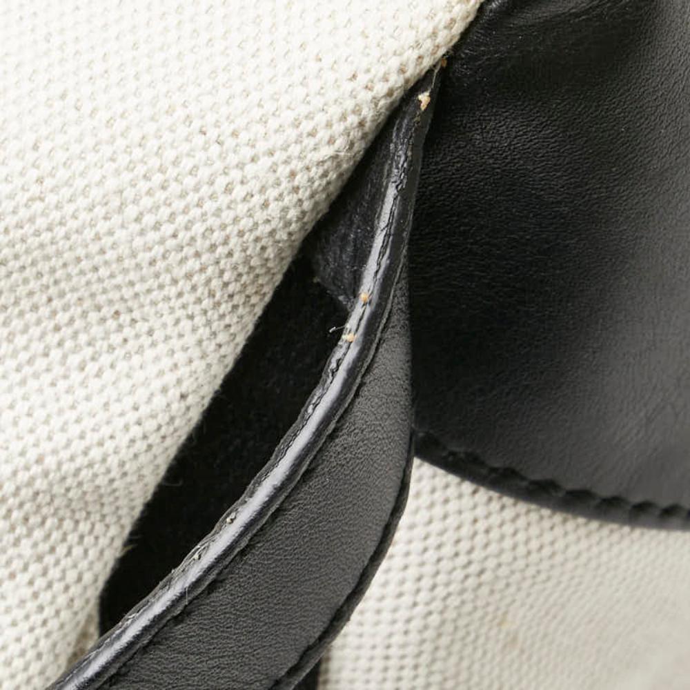 White Canvas Balenciaga Backpack