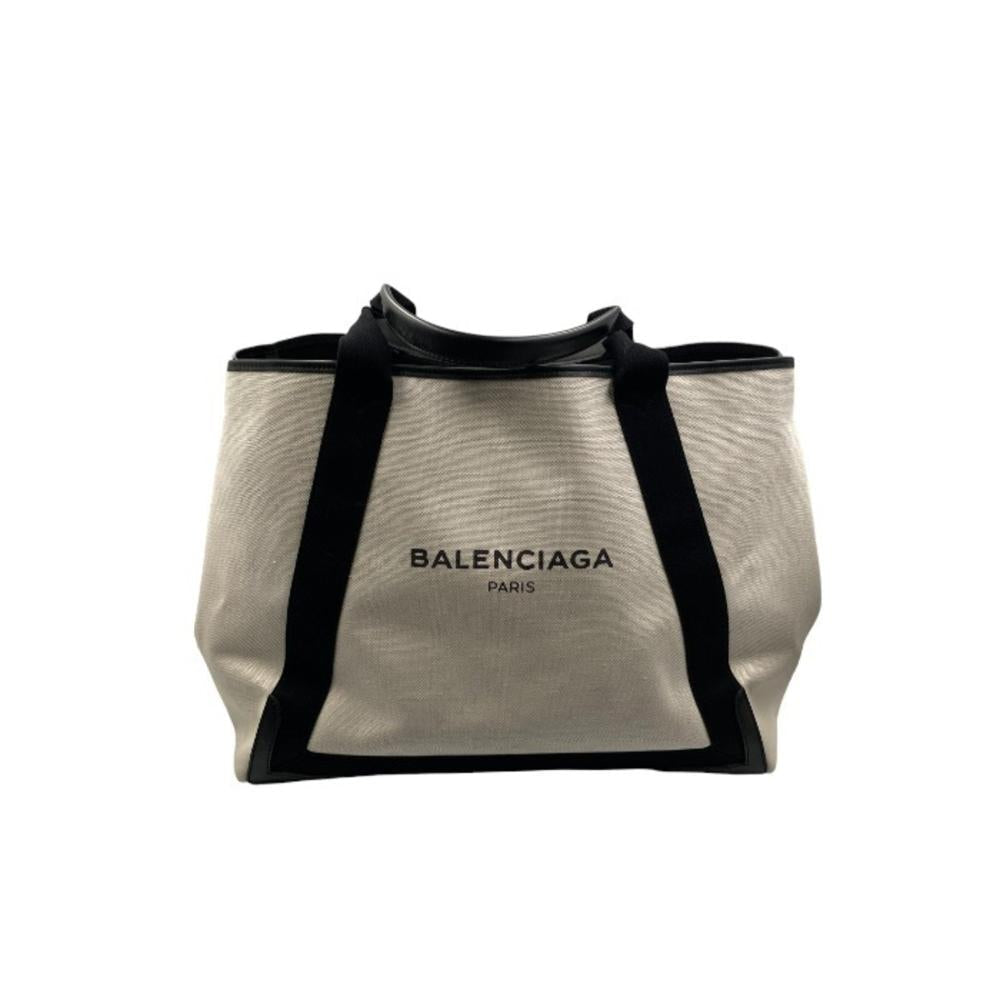White Canvas Balenciaga Cabas