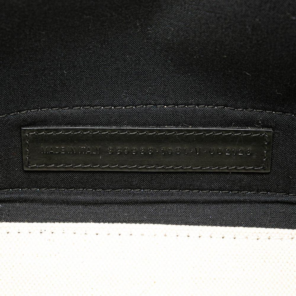 White Canvas Balenciaga Cabas