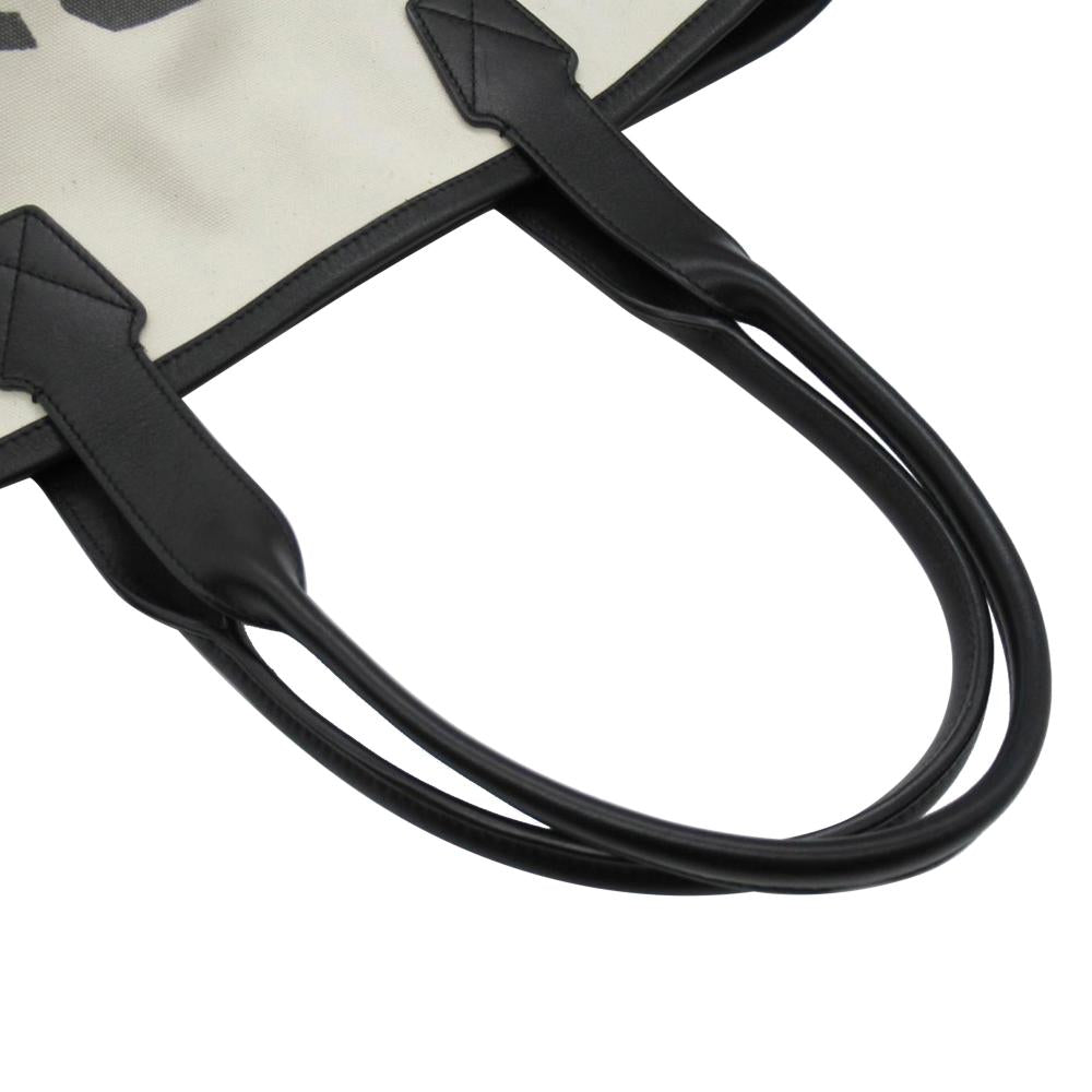 White Canvas Balenciaga Tote