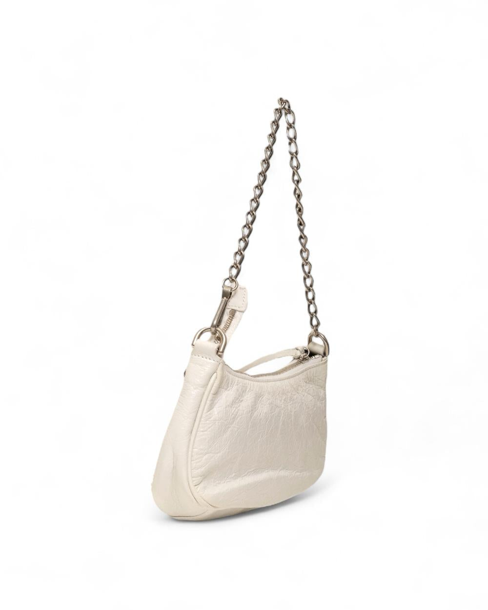 White Fabric Balenciaga Crossbody Bag