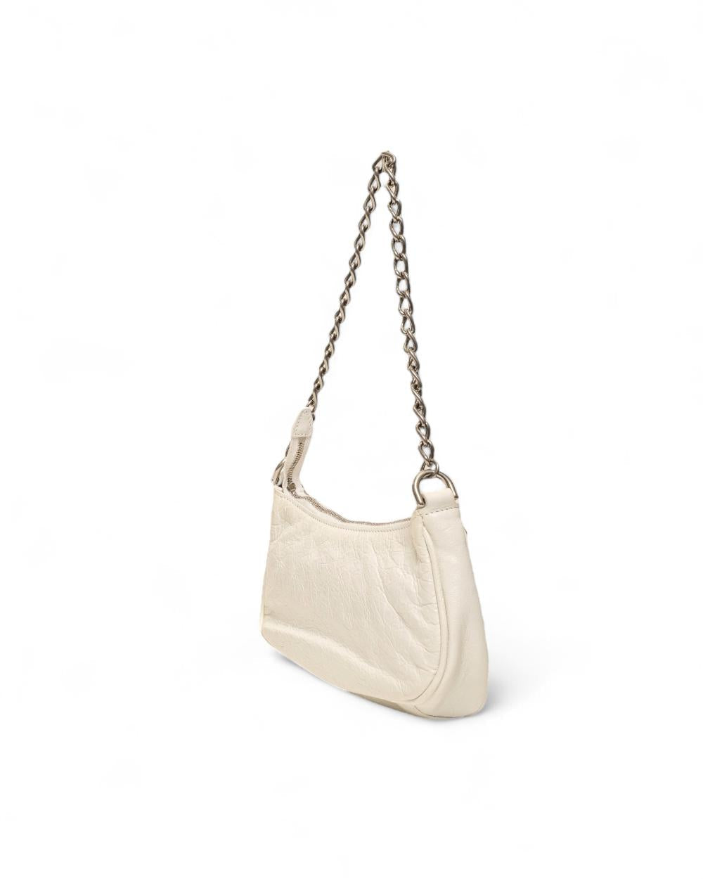 White Fabric Balenciaga Crossbody Bag