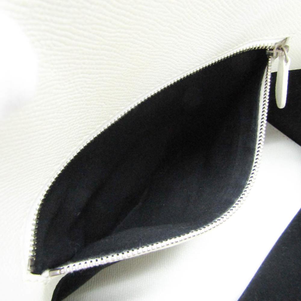 White Leather Balenciaga Ville