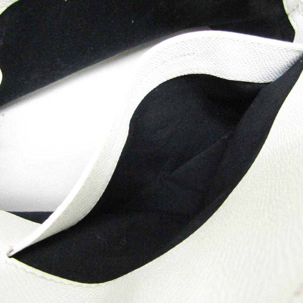 White Leather Balenciaga Ville