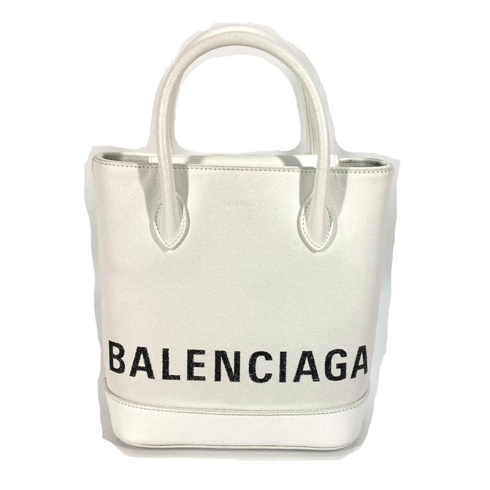 White Leather Balenciaga Shoulder Bag