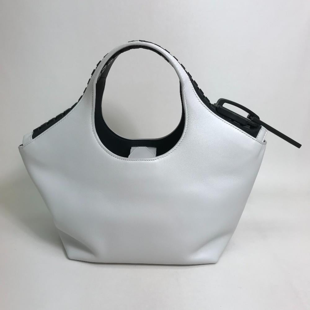 White Leather Balenciaga Shoulder Bag