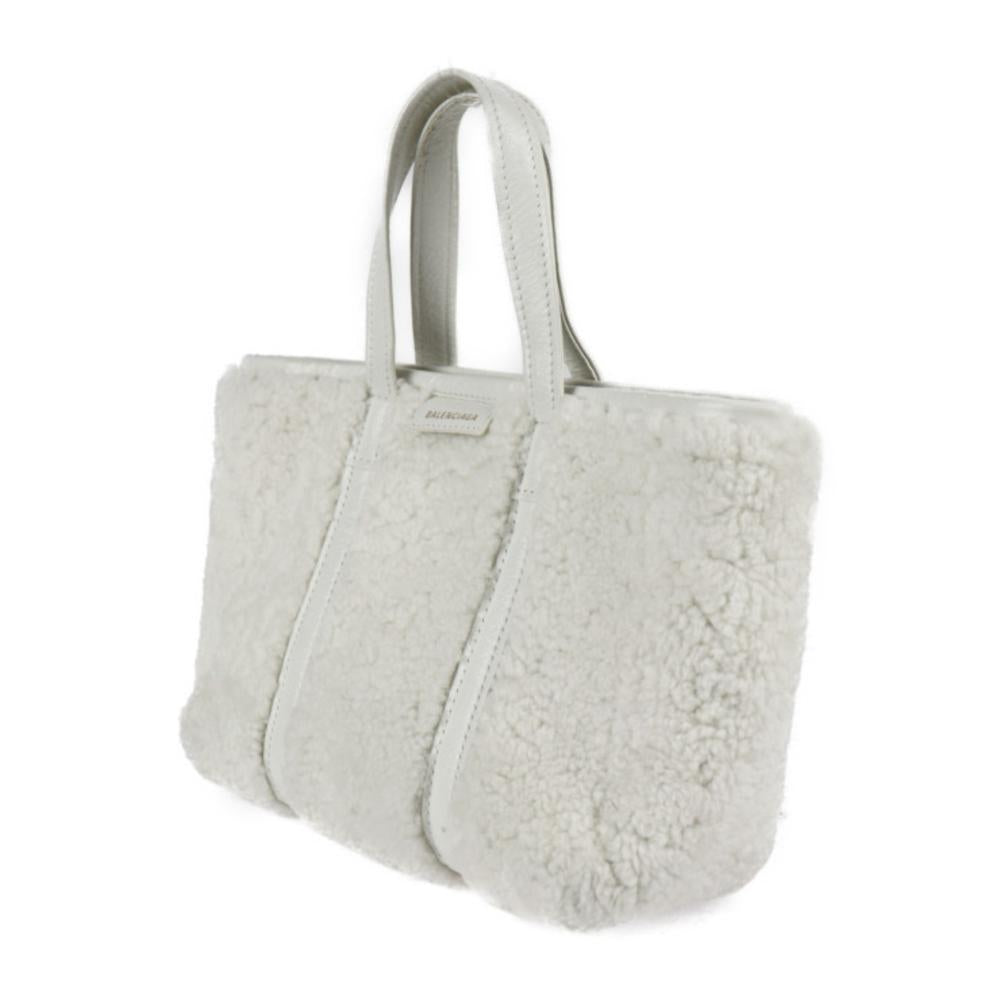 White Leather Balenciaga Handbag