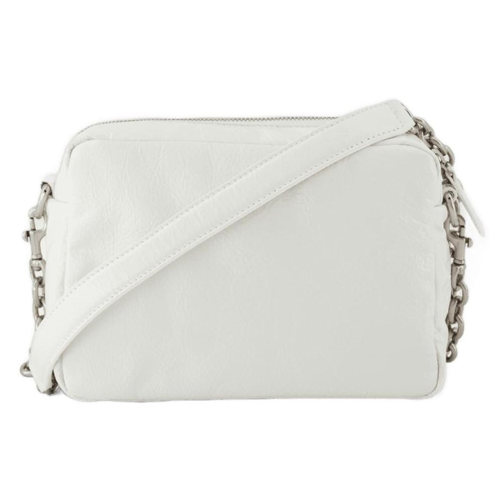 White Leather Balenciaga Shoulder Bag