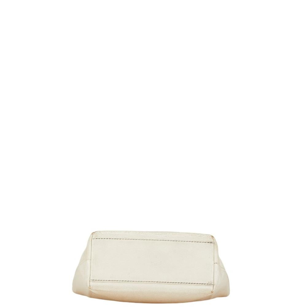 White Leather Balenciaga Tote