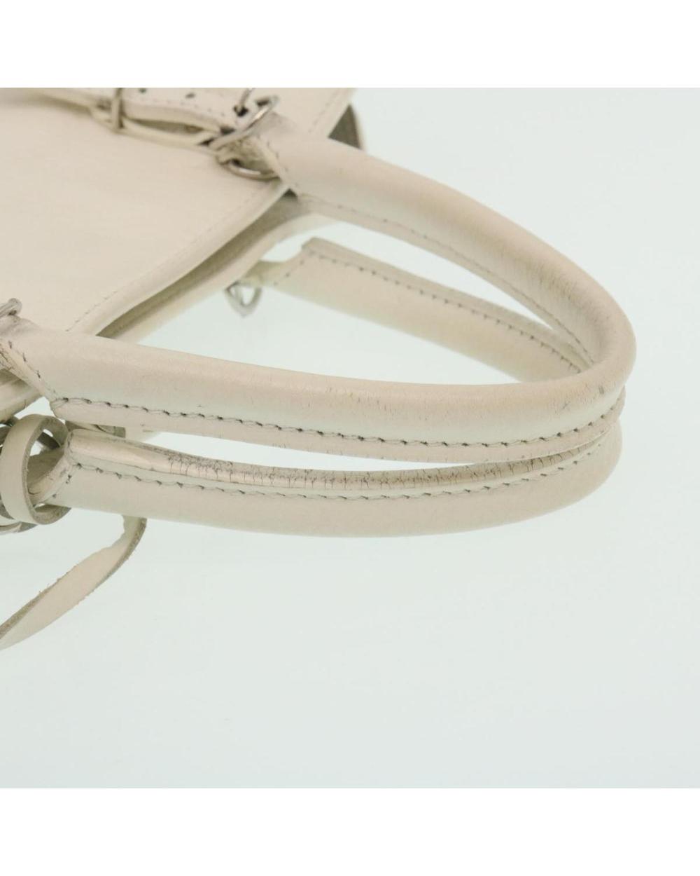 White Leather Balenciaga Shoulder Bag
