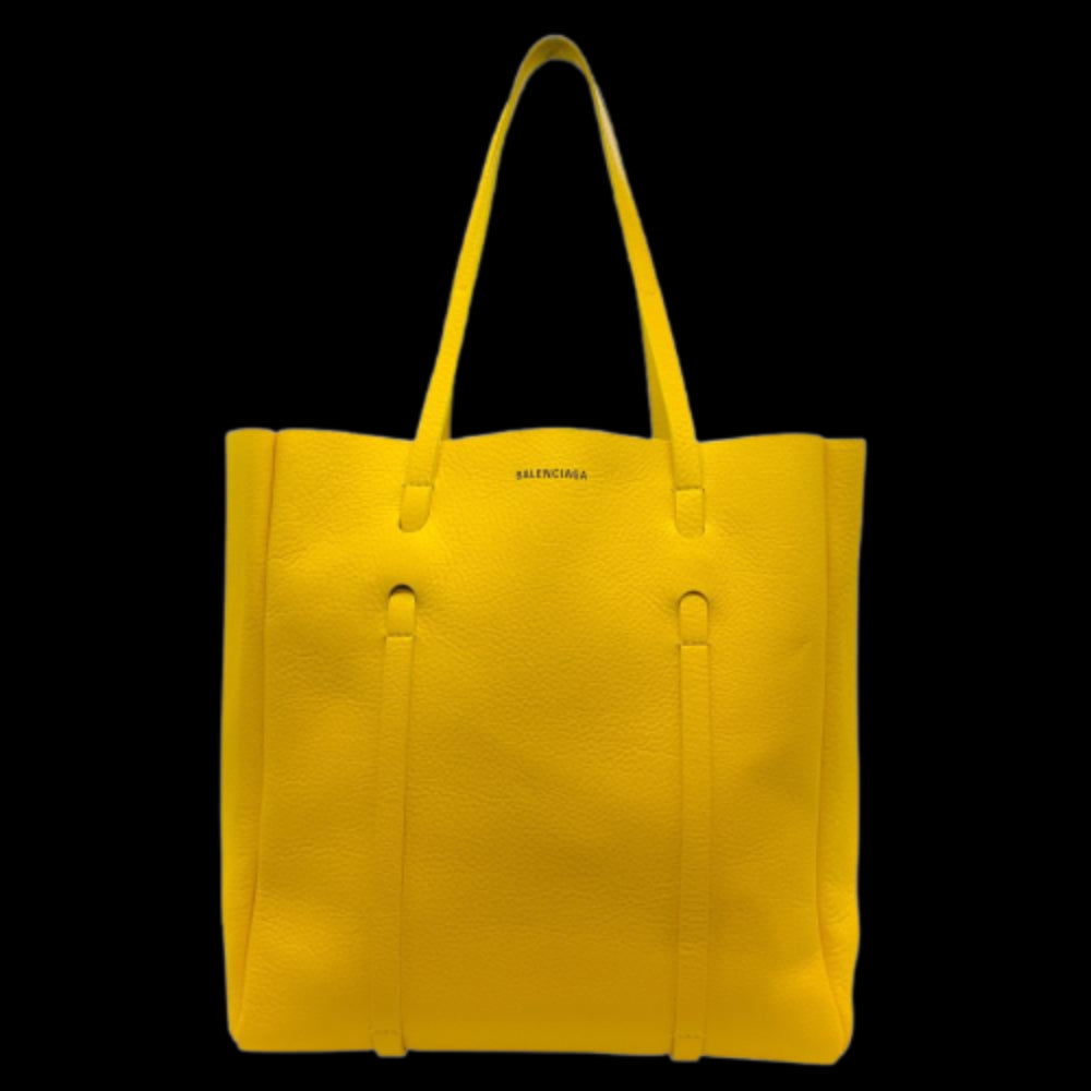 Yellow Leather Balenciaga Tote