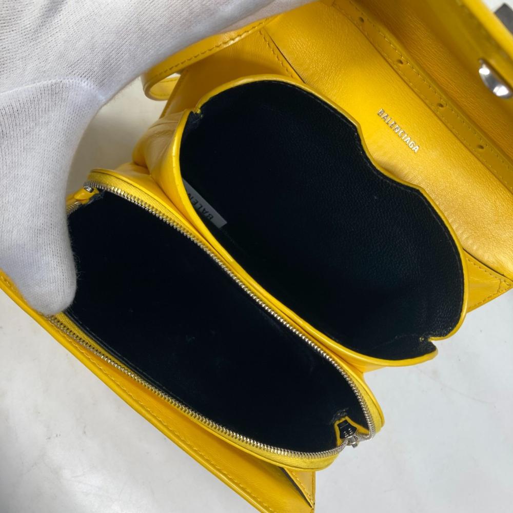 Yellow Leather Balenciaga Shoulder Bag